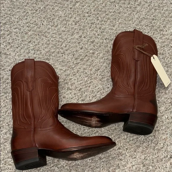 Tecovas Rich Brown Western Boots - Picture 3 of 5
